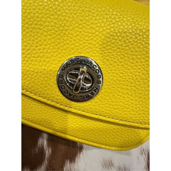 Marc Jacobs Yellow and Silver Small Shoulder Bag Purse New - Picture 2 of 8